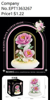 Colorful box building blocks-Rose 158PCS